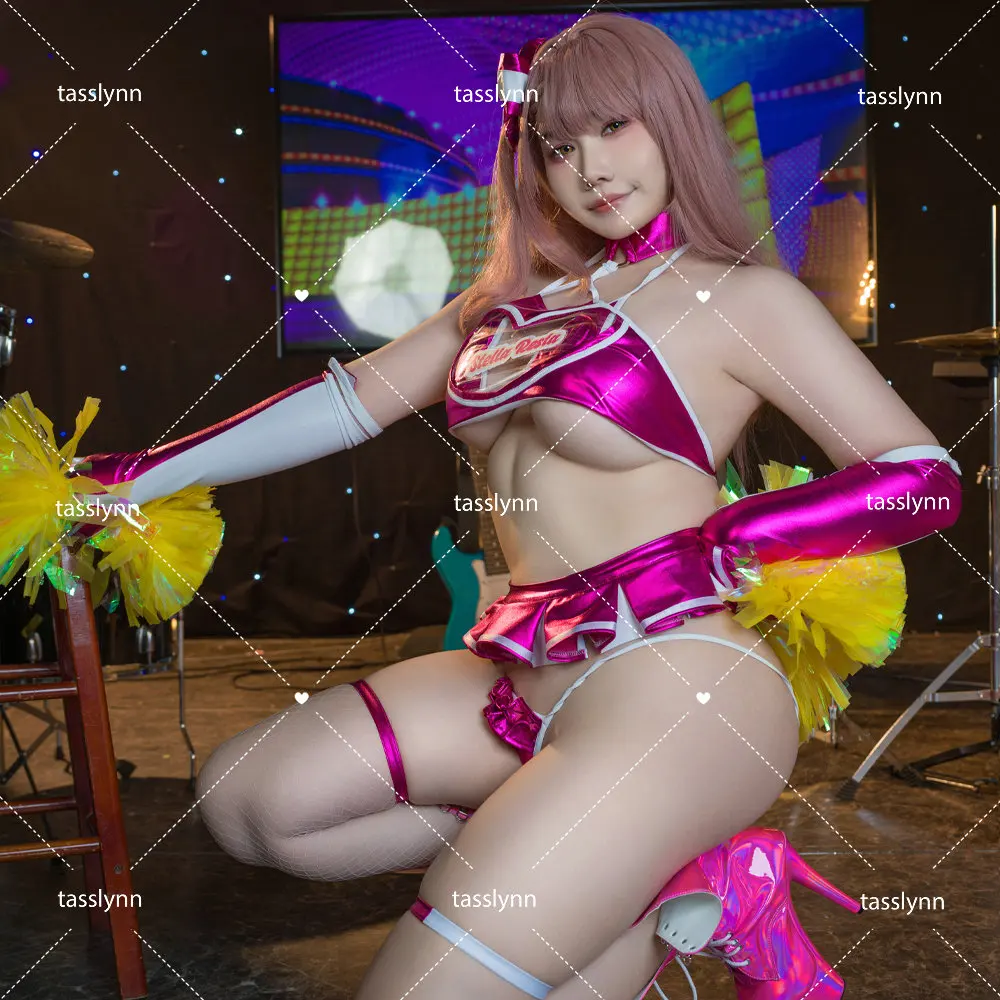 

Kizuna AI Anime Cosplay Patrietta Original Idol Trainee Singing Costume Formal Dress Performance Costume Halloween Costumes