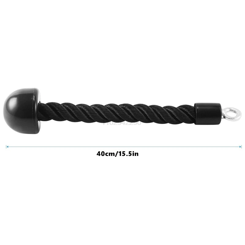 Pull Down Rope Single Grip Tricep Bicep Heavy Duty Tricep Pull Down Cable Machine Attachment for Gym Pulley Workout
