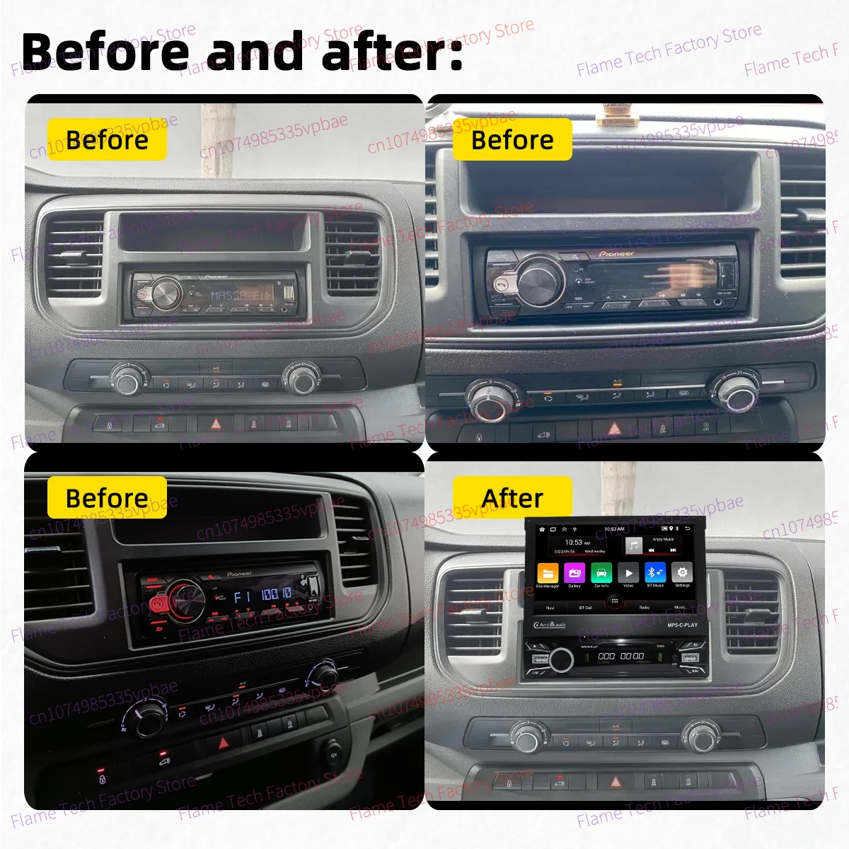 For Fiat Scudo 2022-2024 7