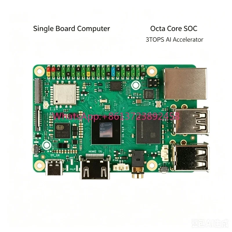 Single Board Computer Radxa Cubie A7A Octa Core Allwinner SOC 3TOPS AI Accelerator For Edge IoT Industrial Development