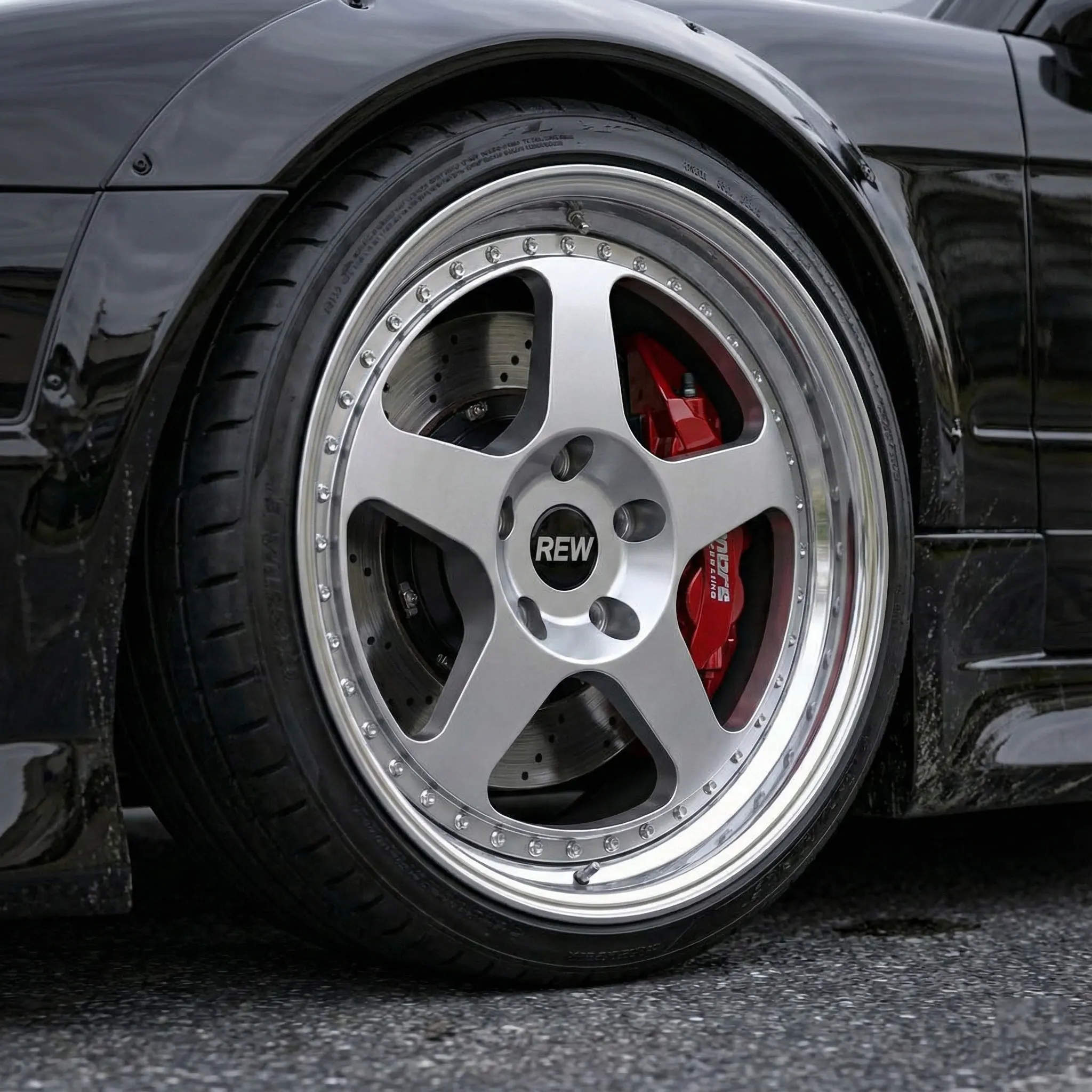 Rines de Aleación de Titanio de 14 15 16 17 18 19 20 21 Pulgadas 5x120 5x130, Rines de Aleación de Titanio Plateados Brillantes para Porsche