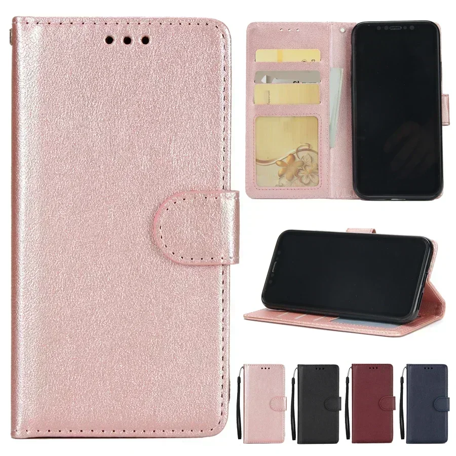 

Wallet With Card Slot Photo Frame Stand Magnetic Flip Leather Phone Case For Apple iPhone X XS XR XS Max Anti-fall Cover Shell