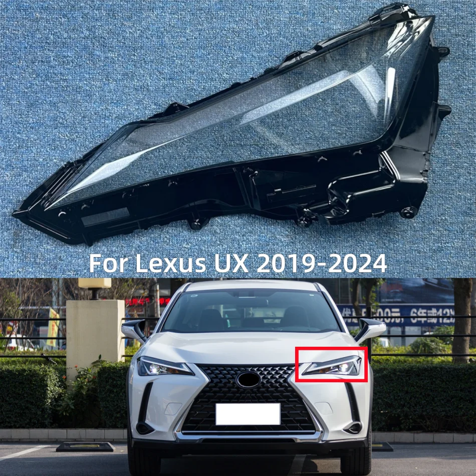 

For Lexus UX 2019 to 2024 Car Acesssories Headlights Lamp Cover Replace The Original Lens