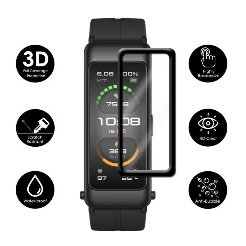 

Защитная пленка для Huawei TalkBand B6 B7, умный браслет, защитная пленка для экрана, полная пленка, не закаленное стекло, смарт-браслет