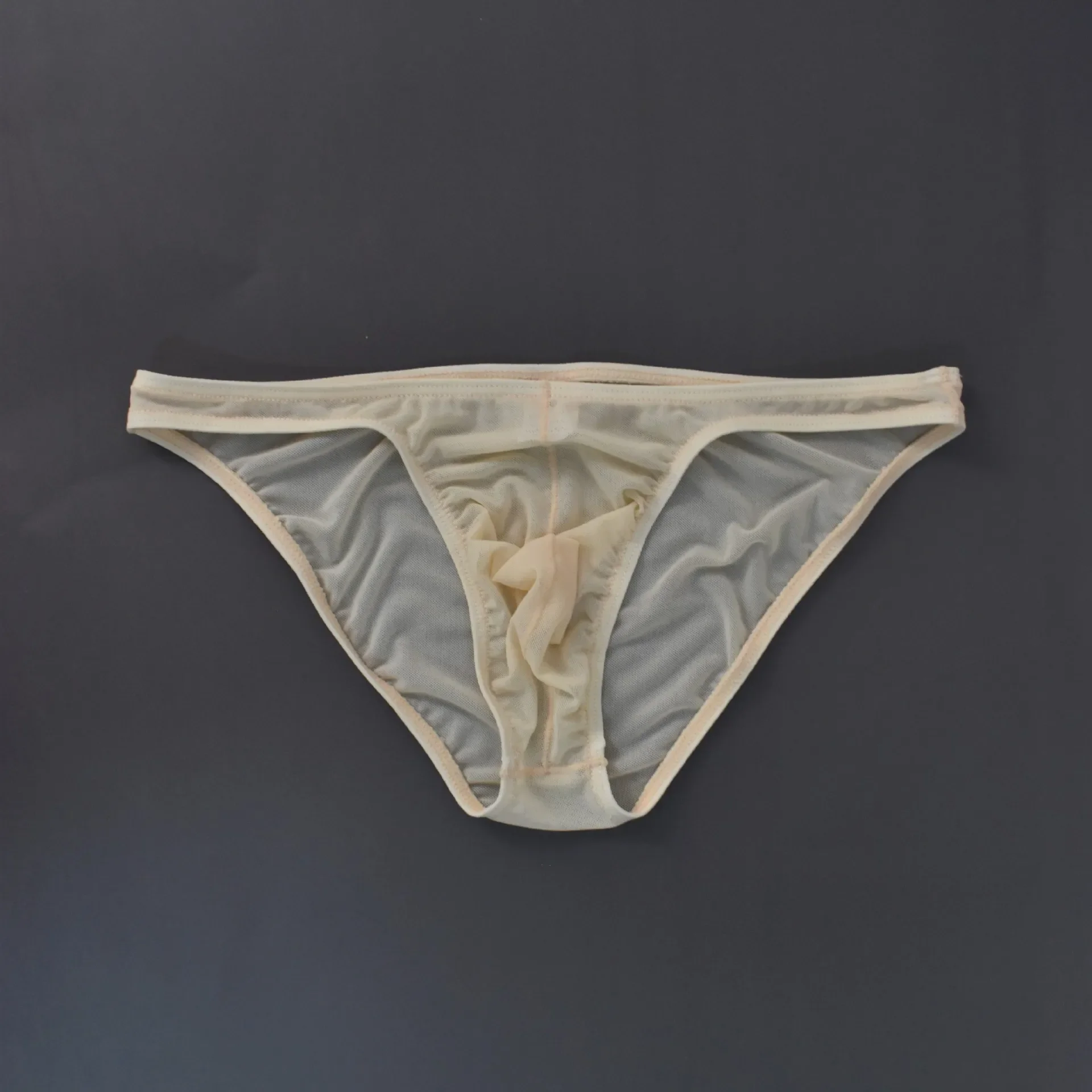 ملابس داخلية شفافة بالكامل للرجال مثيرة موجزة شبكية رفيعة شفافة سريعة الجفاف مريحة مانكيني مثليون جنسيا المثيرة منخفضة الارتفاع U محدب الحقيبة Tanga #3