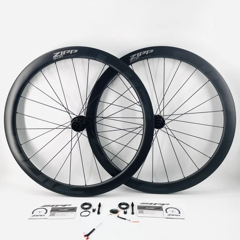 ZIPP 303 S مجموعة عجلات فرامل قرصية بدون أنابيب | رسومات السرعة الأنيقة | خيار برنامج تشغيل XDR | عمق حافة 45 مم لأداء جميع التضاريس #1