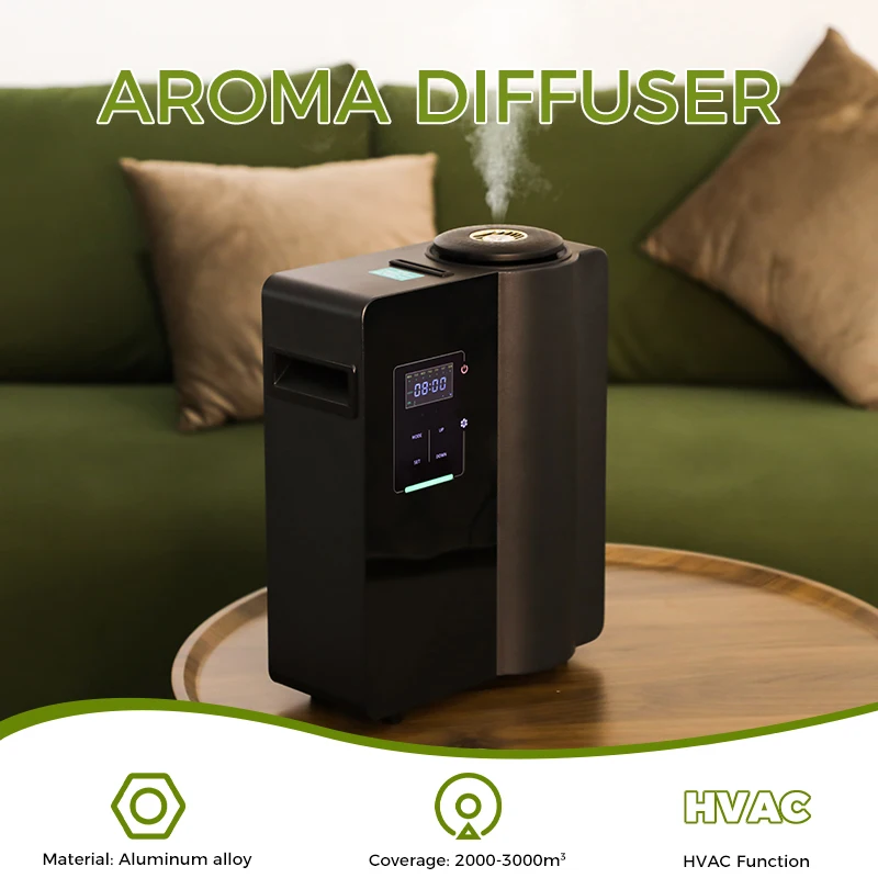 3000m3 Geurverspreider Parfum Thuis Geur Smaakstof Luchtreiniger Geurverspreider Machine Bluetooth APP Multi Segment Timing