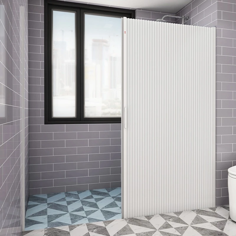 

Shower curtain waterproof cloth mildew-proof bathroom invisible doom Internet celebrity partition curtain