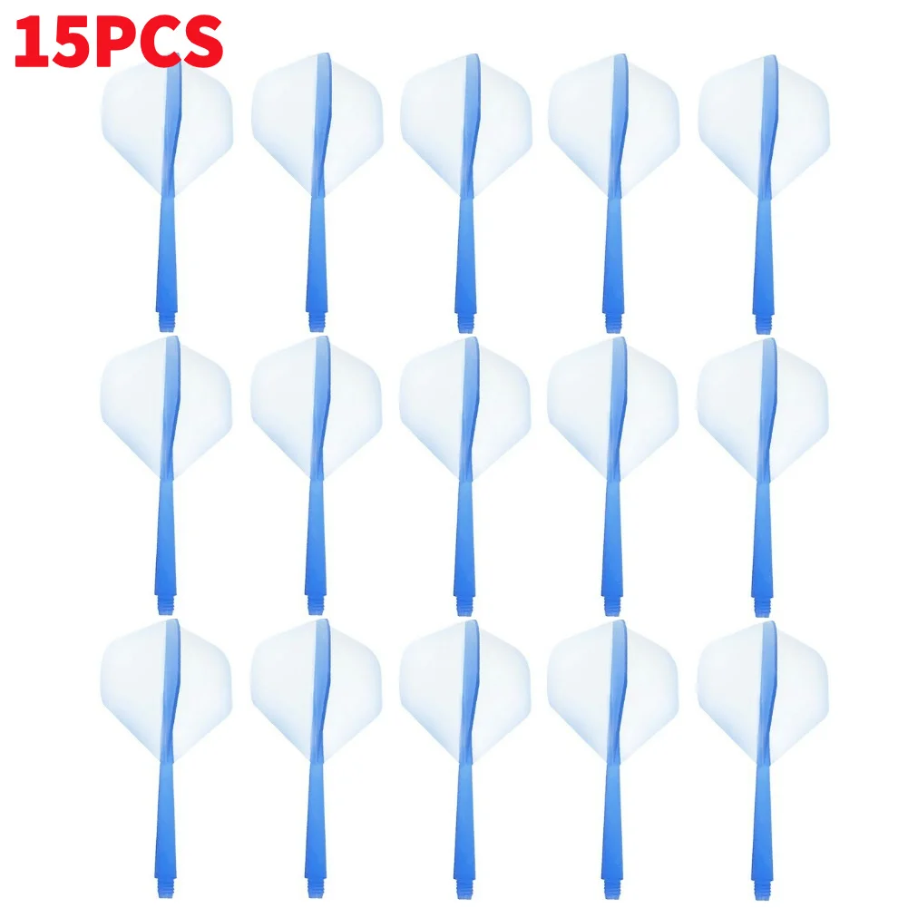 3–15 Stück integrierte Dart-Flights und -Schäfte, Anti-Fall-Professionelle Darts, integrierte Dart-Schaft und Flights aus Kunststoff, Dart-Zubehör