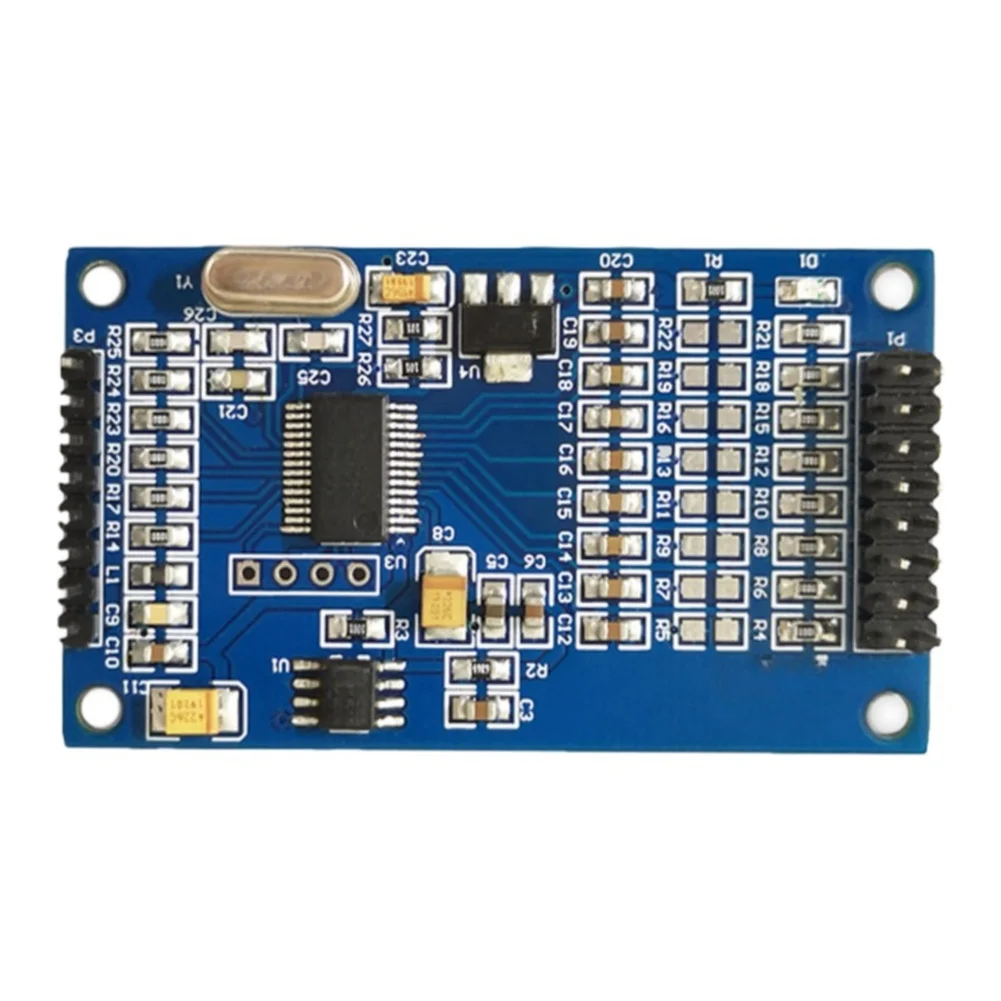 ADS1256 24-Bit Data Acquisition Module Supporting Both Single-Ended and Differential Inputs for Analog Signal Digitization