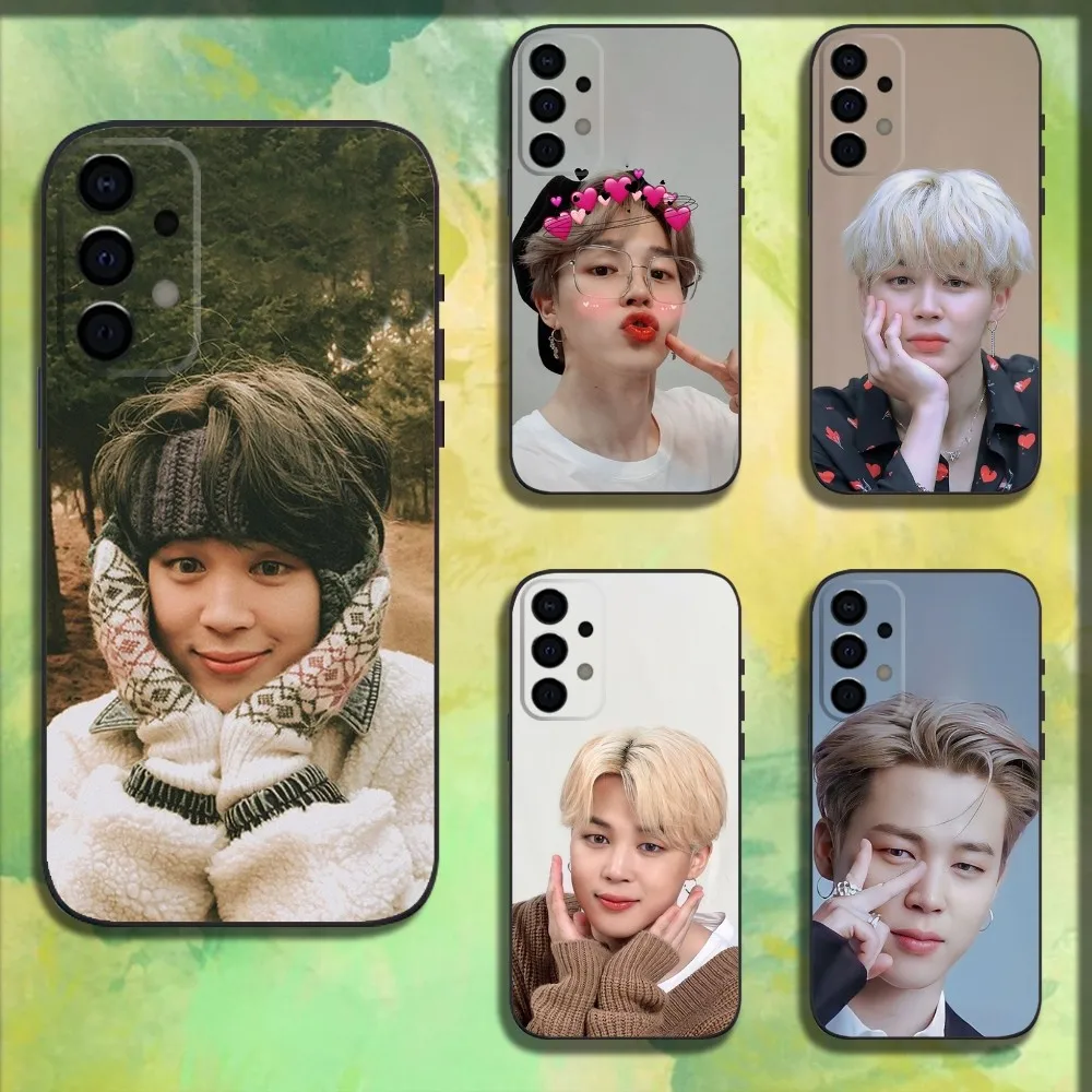 Singer J-JIMINS-S Phone Case For Samsung Galaxy A13,A21s,A22,A31,A32,A52,A53,A71,A80,A91 Soft Black Cover