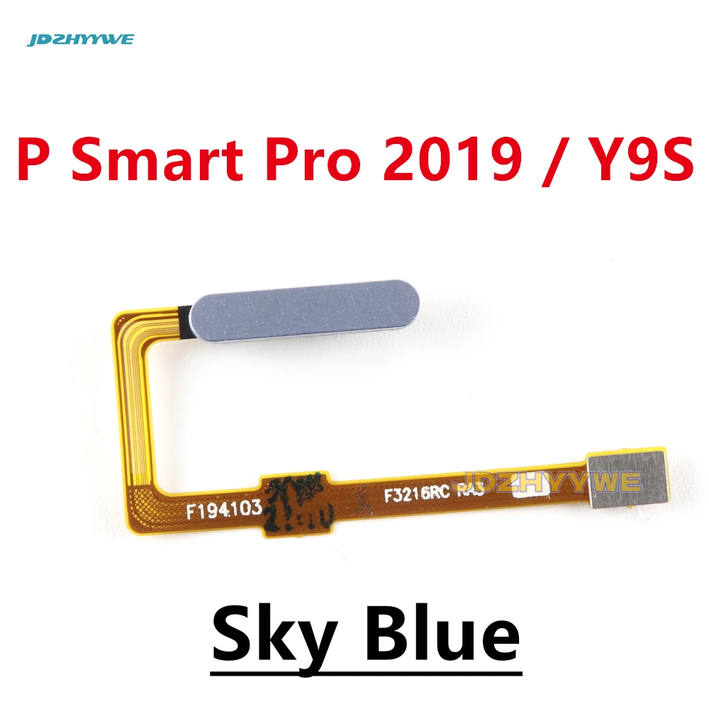 Back Home Button Touch ID Key Fingerprint Sensor Flex Cable For Huawei P Smart Pro 2019 / Y9S