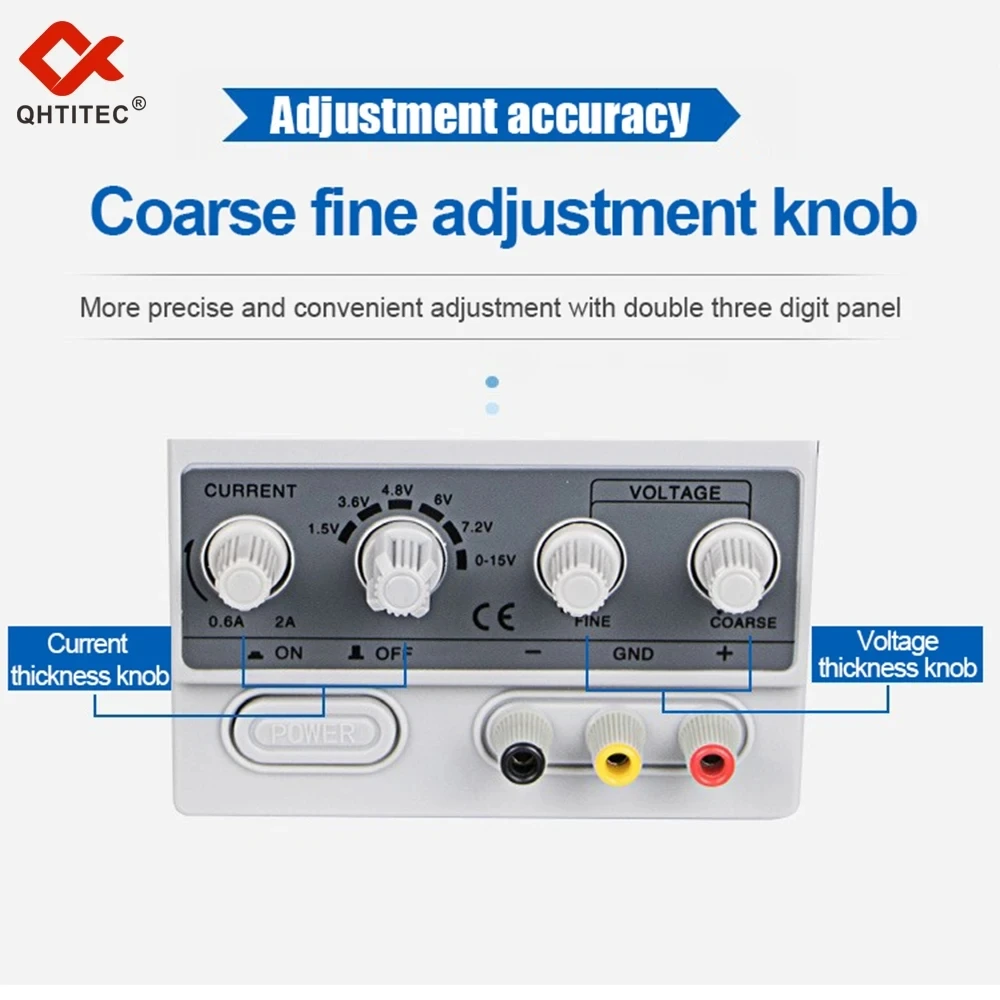 JCD regulowany stabilizowane zasilanie DC 15v 2a stabilizowane zasilanie obsługa cyfrowy wyświetlacz mocy 220V UK/EU