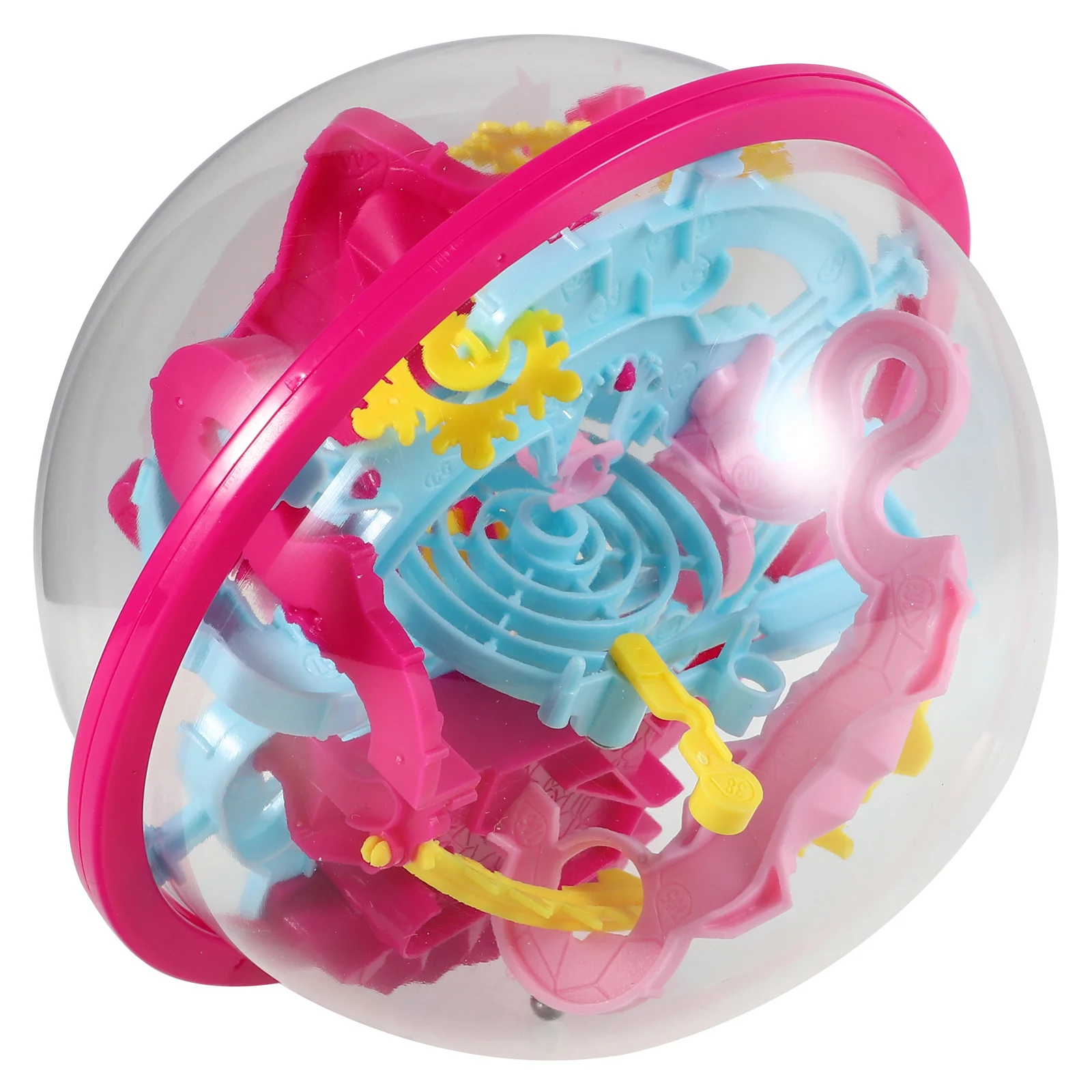 3D Maze Ball Portable Interactive Sphere Puzzle Game Challenge Maze Ball Learning Gear Toy Cognitive Gear Toy