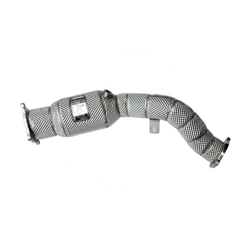 

OBM Stainless Steel Exhaust Downpipe With Catalyst For AUDI A4 A5 B8 1.8T 2.0T 2008-2017 Exhaust Pipe Turbocharger Downpipe
