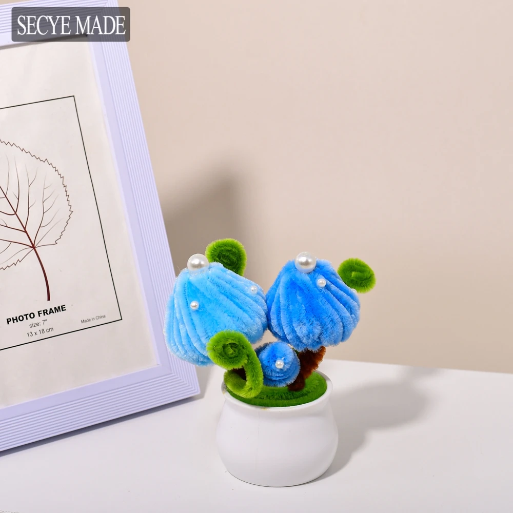 

Twisty Stick Cute Mushroom Simulation Potted Plant Light Luxury Kawaii Desktop Decoration Car Decoration L11