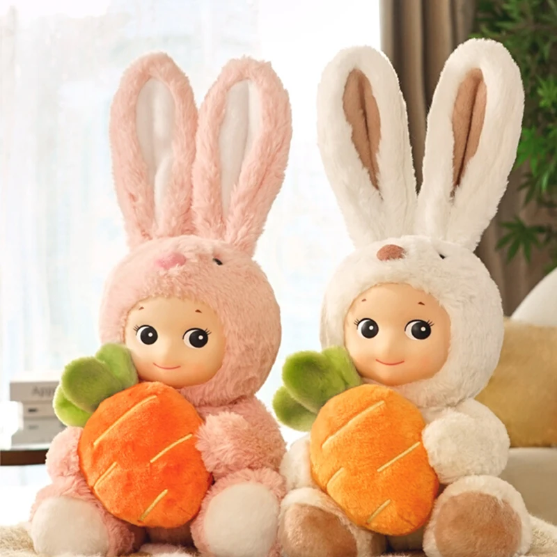 

Hugging Angel Doll Toy Angel Hugging Rabbit Enamel Plush Doll Accompanying Cute Healing Gift Girl