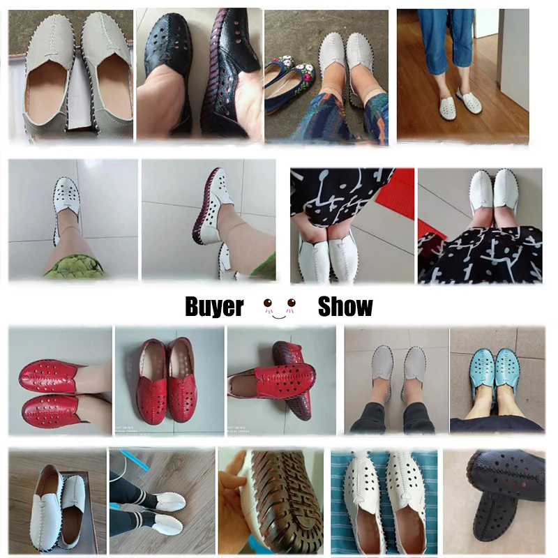 Orthopädische Turnschuhe für Damen, echtes Leder, breite Füße, weiße Slipper für Damen, 2024, lässige Lazy Driving-Mokassins-Schuhe – Detail 3