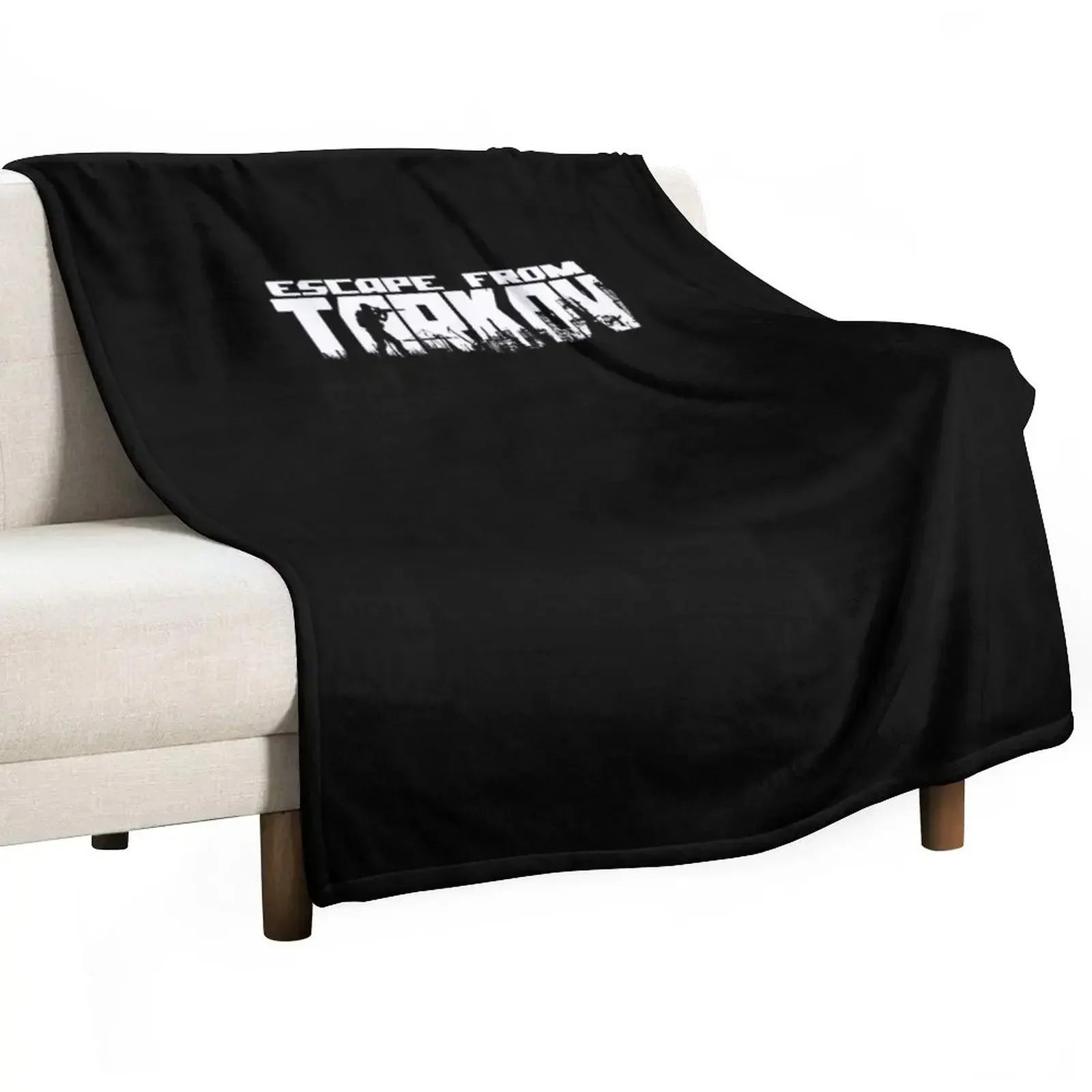 Escape From Tarkov Logo Throw Blanket Sofa Throw Retros Blankets