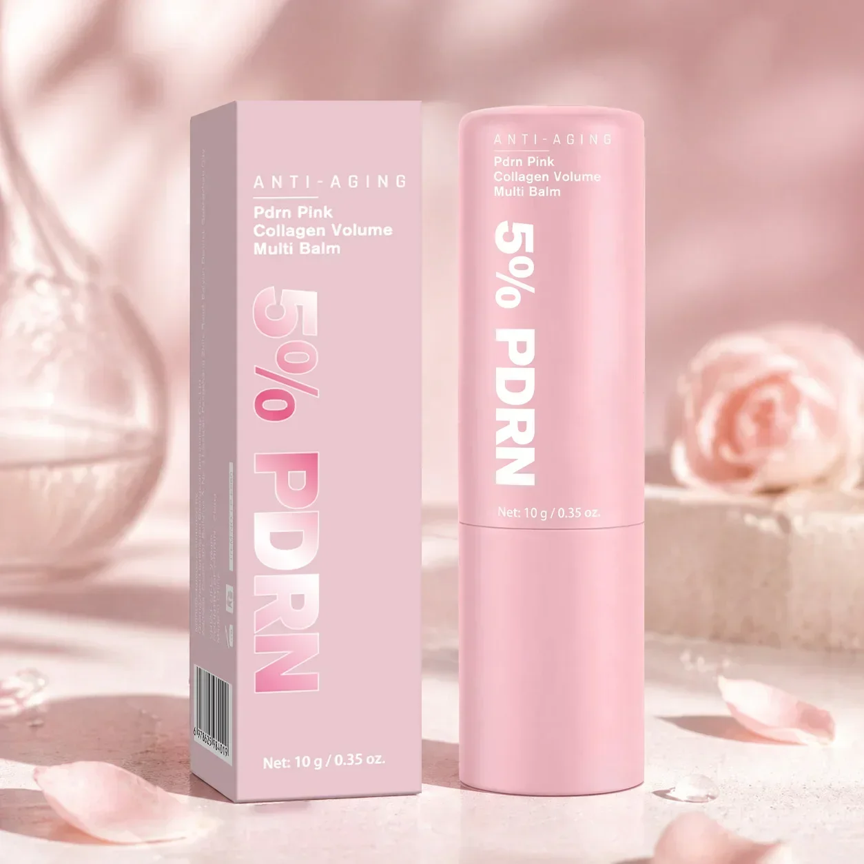 PDRN Pink Collagen Volume Multi Balm, All-in-One Volufiline, PDRN & NAD Stick, hilft bei der Reduzierung feiner Linien, straffende Pflege, Lippenpflege – Detail 7