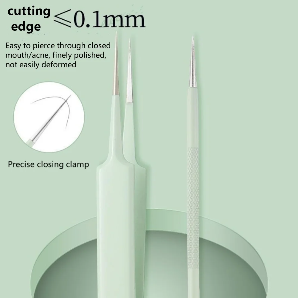 5 pz/set Acne Ago In Acciaio Inox Acne Clip Set Spremere Comedone Brufolo Cellule Acne Ago Bellezza Strumenti Puliti Del Viso