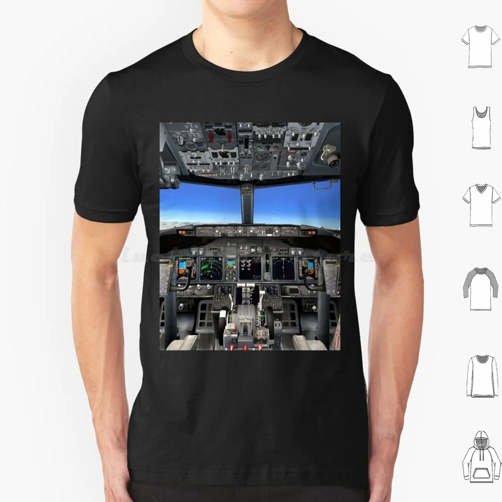Flight Sim 737 In Flight T Shirt Cotton Men Women DIY Print Flight Sim Microsoft Flight Simulator 2021 Flight Simulator Flight