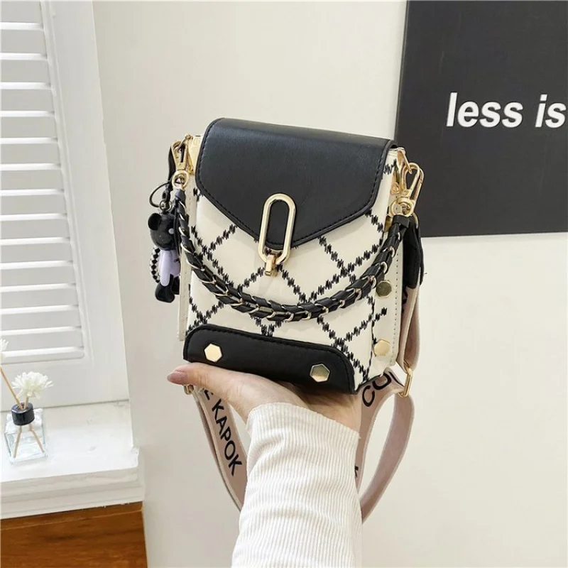 

Свежая женская кожаная сумка люксового бренда 2025 года, известный дизайнер, популярная классическая повседневная сумка ​