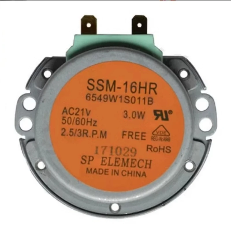 6549W1S011B Поворотный двигатель для микроволновой печи 21 В SSM-16HR