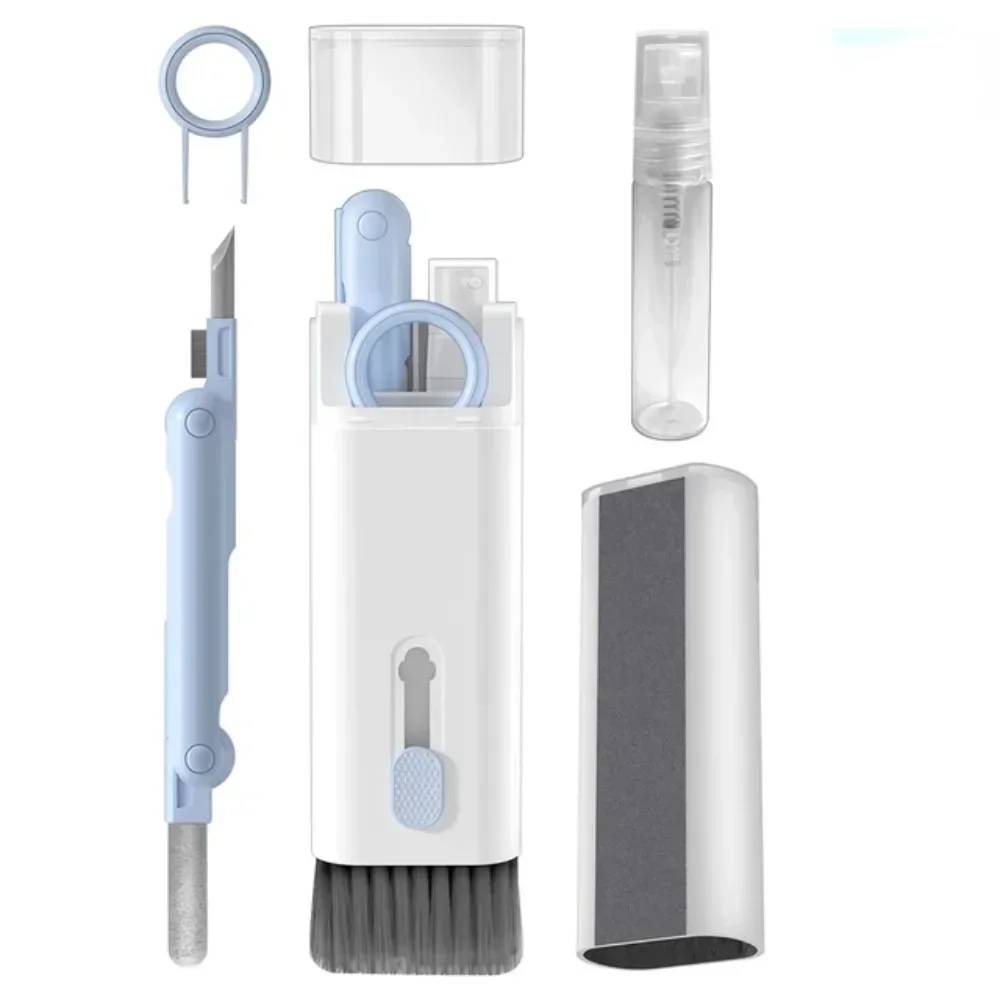 

Ручка для чистки наушников 7 в 1, портативный беспроводной чехол для наушников, набор инструментов для чистки, щетка для чистки