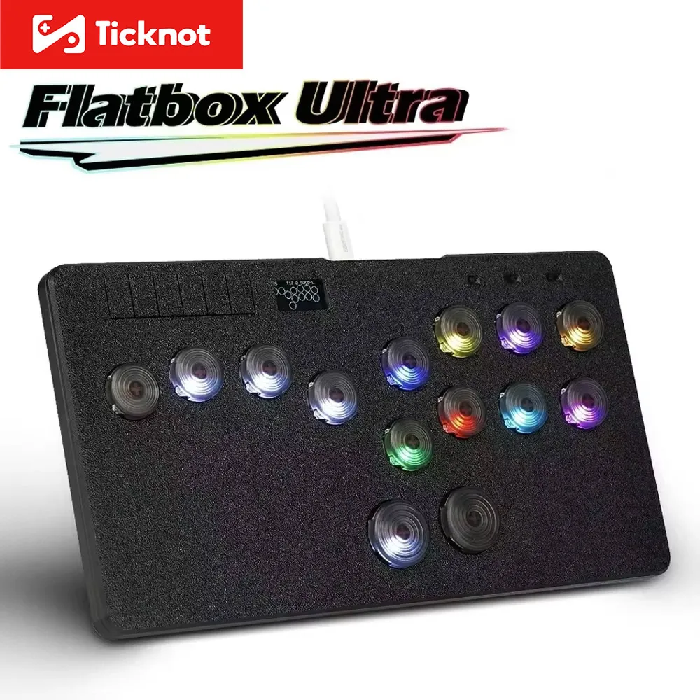 Flatbox Ultra Hitbox аркадная палка для P5 Mini Hitbox без наклеек контроллер игровая палка геймпад для ПК/PS4/Nintendo Switch