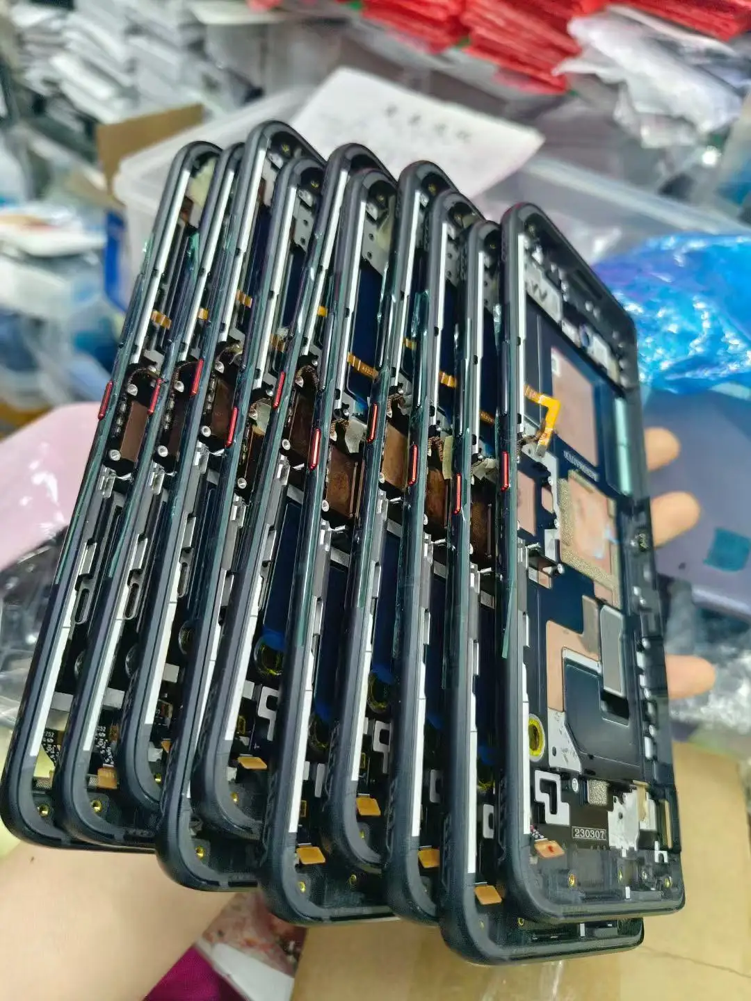 pop-schermo-lcd-telaio-centrale-per-asus-rog-phone-6-7-8-lcd-lunetta-piastra-pannello-telaio-custodia-copertura-parti-di-ricambio