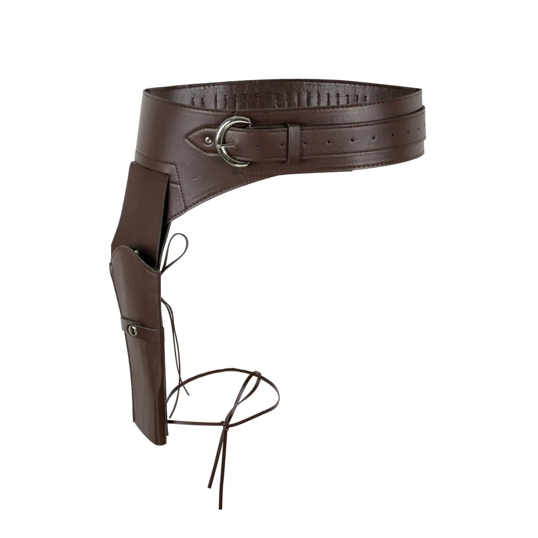 UYEE Vintage Western Leder-Pistolenholster-Gürtel, Oberschenkel-Pistolenhalter für Cosplay-Kostüm-Accessoire – Detail 7