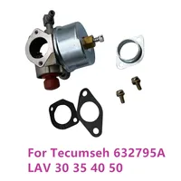 Replacement For Tecumseh 632795A LAV 30 35 40 50 NEW Carburetor With Gasket Adapter And Screws High Quality Carb Accessories