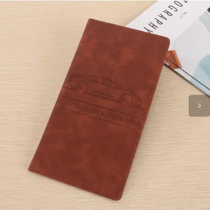 Cross Border PU Leather Card Holder Passport Case Multifunctional ID Card Storage