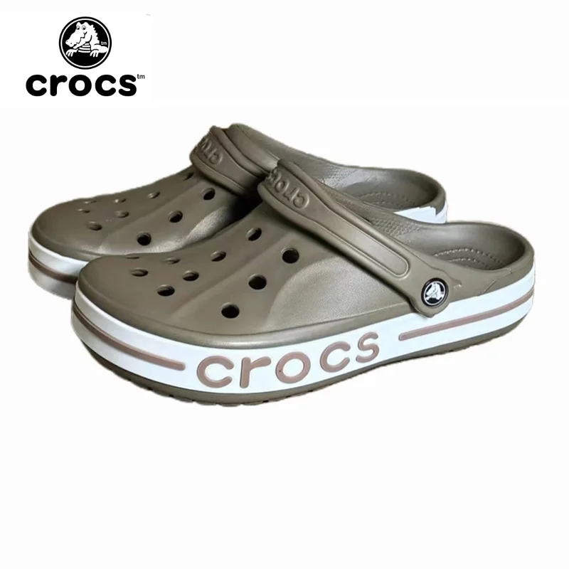 Crocs série clássica chinelos verão praia à prova dwaterproof água eva macio sandálias de praia ao ar livre feminino masculino não deslizamento crocs sapatos