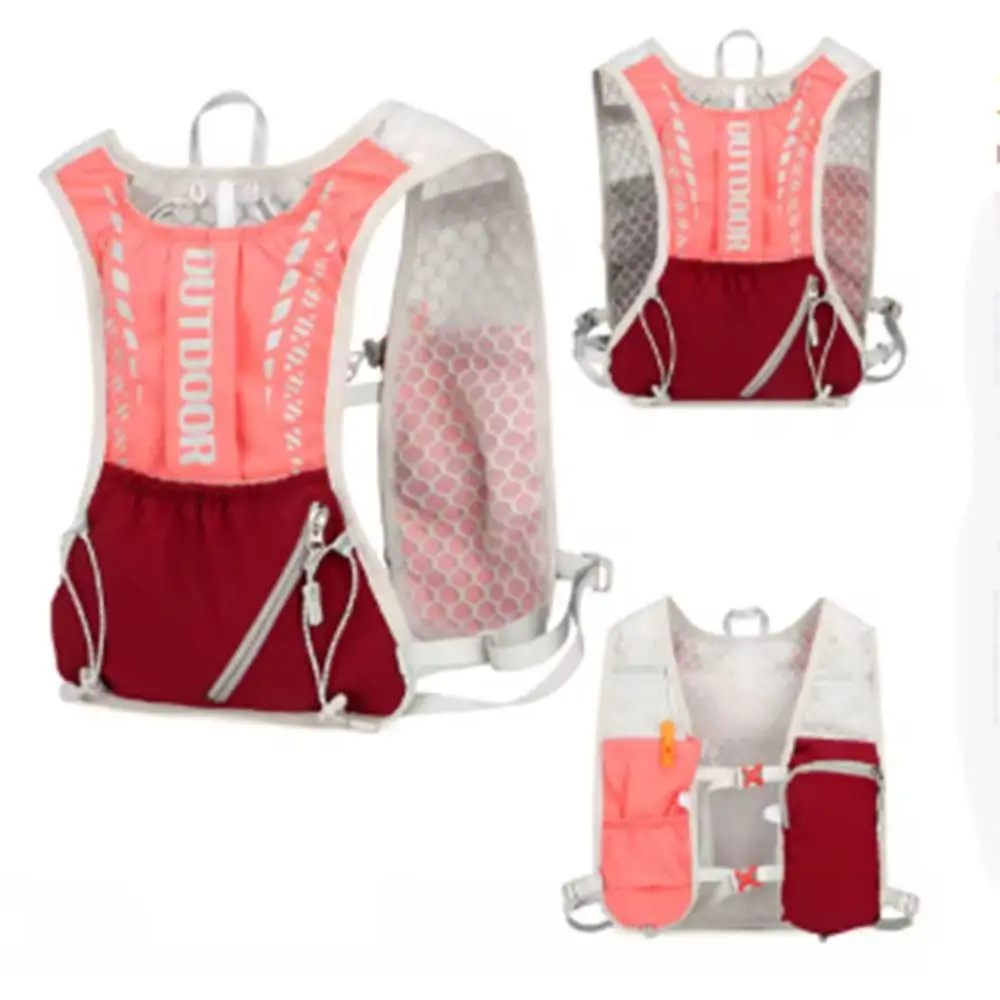 Lightweight Hydration Running Vest Breathable Waterproof Running Hydrating Backpack Multifunctional Reflective Design