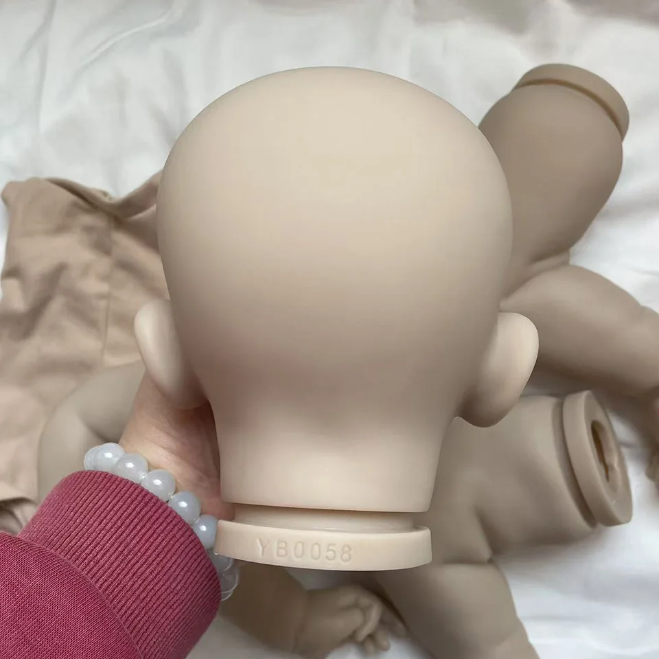 New Limited Edition 22Inch Benjamin Reborn Doll Kit Unfinished High Quality Blank DIY Doll Parts with Cloth Body and Eyes