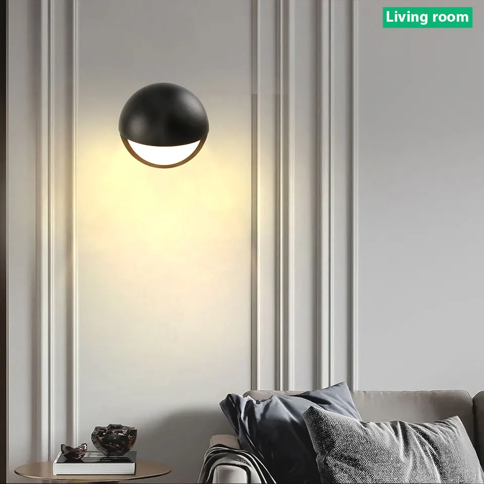 LED Wall Lamp Light AC85-265V 14W Aluminum Lamp Body Material Black White Lamp Body Color IP65 Waterproof High Quality High Brig