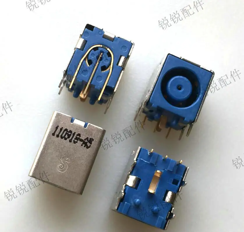 For Xinyin 2DC1003-006611F Power Interface DC Female 7.4X5 Round Port, Power Head, Blue