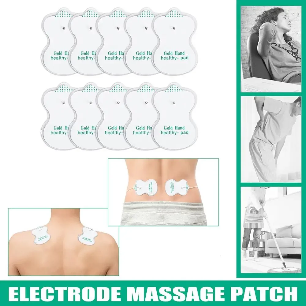 

10/20pcs Replacement Electrode Pads For Electric Tens Acupuncture Digital Therapy Machine Body Slimming Massager Massage EMS Pad