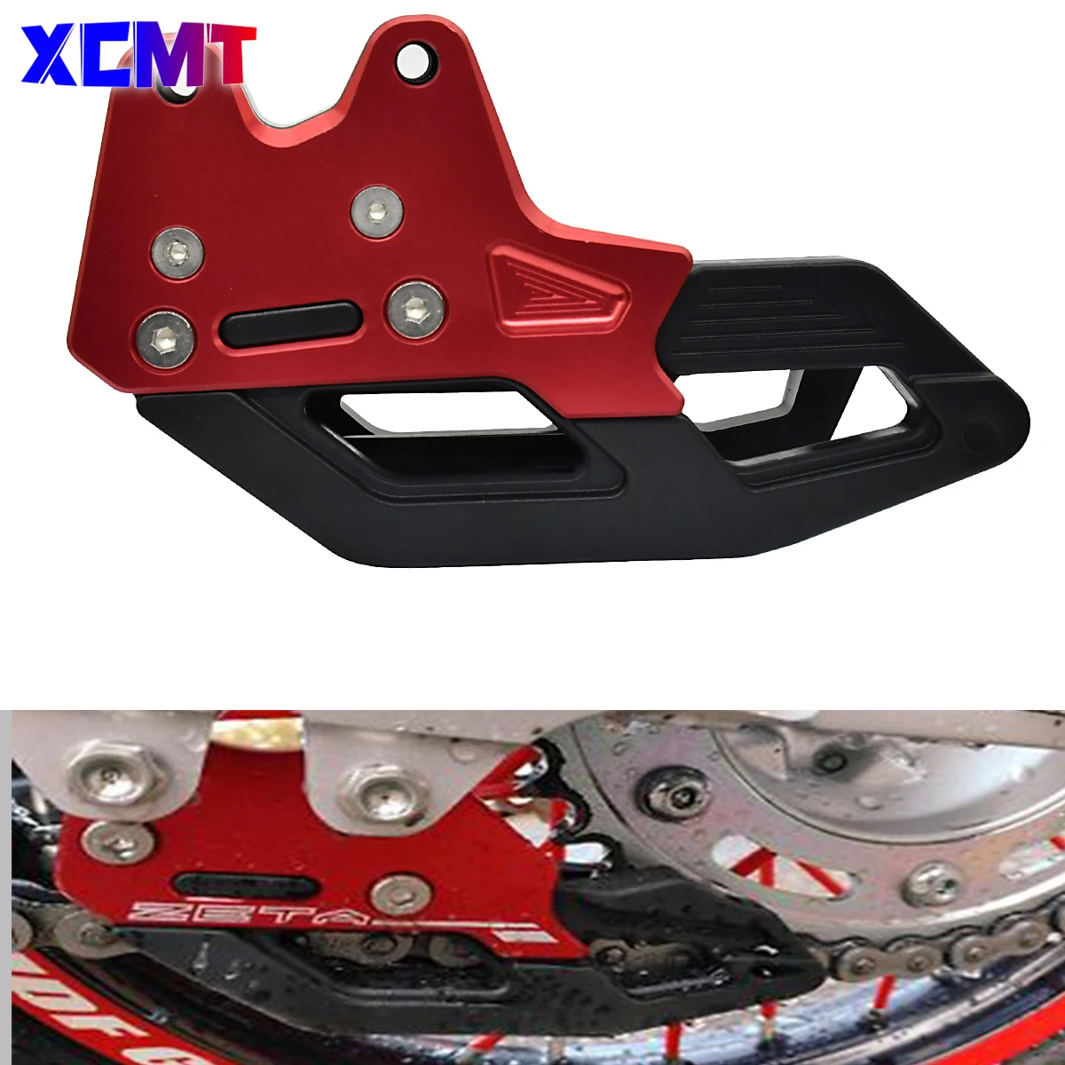 

Motorcycle Accessories CNC Chain Guide Guard For Honda CRF250R CRF450R CRF250RX CRF450RX CRF250X CRF450X CR 125 250 2007-2021