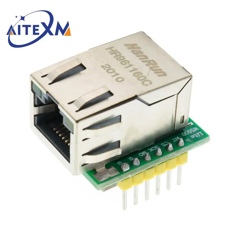 USR-ES1 W5500 Ethernet Network Module Hardware SPI to LAN/ Ethernet  TCP / IP 51 / STM32 Microcontroller Program Over W5100