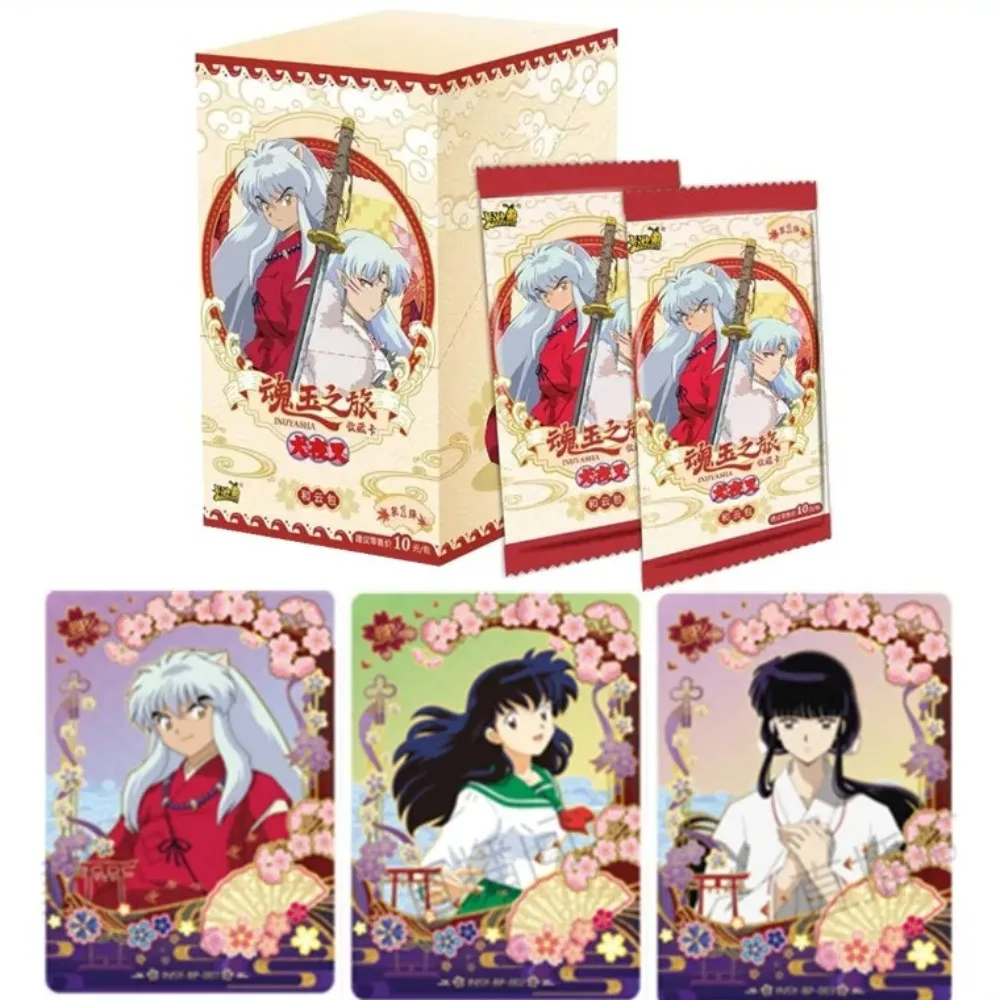 Cartes originales KAYOU Inuyasha : Soul Jade Journey Chapter Heyun Bao Sesshoumaru Kikyo Govinai – Cartes de collection Anime, jouets et cadeaux