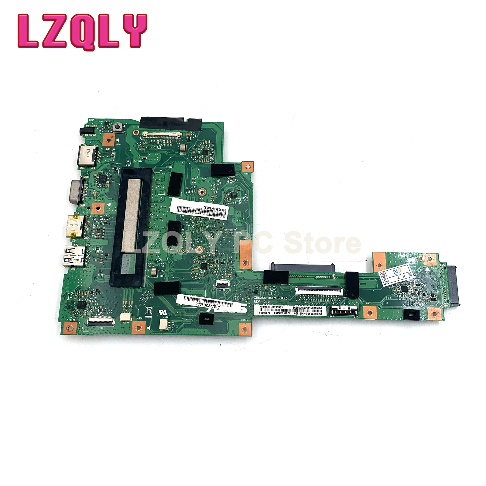 For ASUS X553SA 60NB0AC0 Laptop motherboard Core SR29H Celeron N3050 TESTED DDR3 Mainboard 100% tested