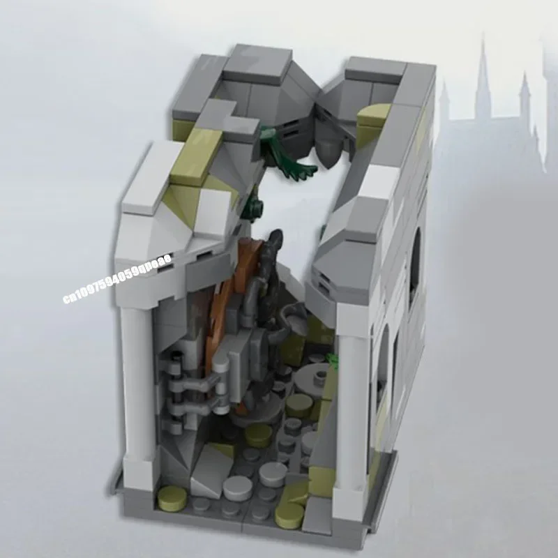 Nieuwe Hot Beroemde Magische Film Serie Moc Kamer Deur Ingang Model Aangepaste Puzzel Diy Creatieve Ideeën Kinderen Speelgoed Verjaardagscadeautjes