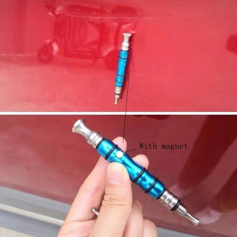 PDR titanium alloy with magnet car dent repair tool tappet tool knocking tool kitunpainted dent repair tool