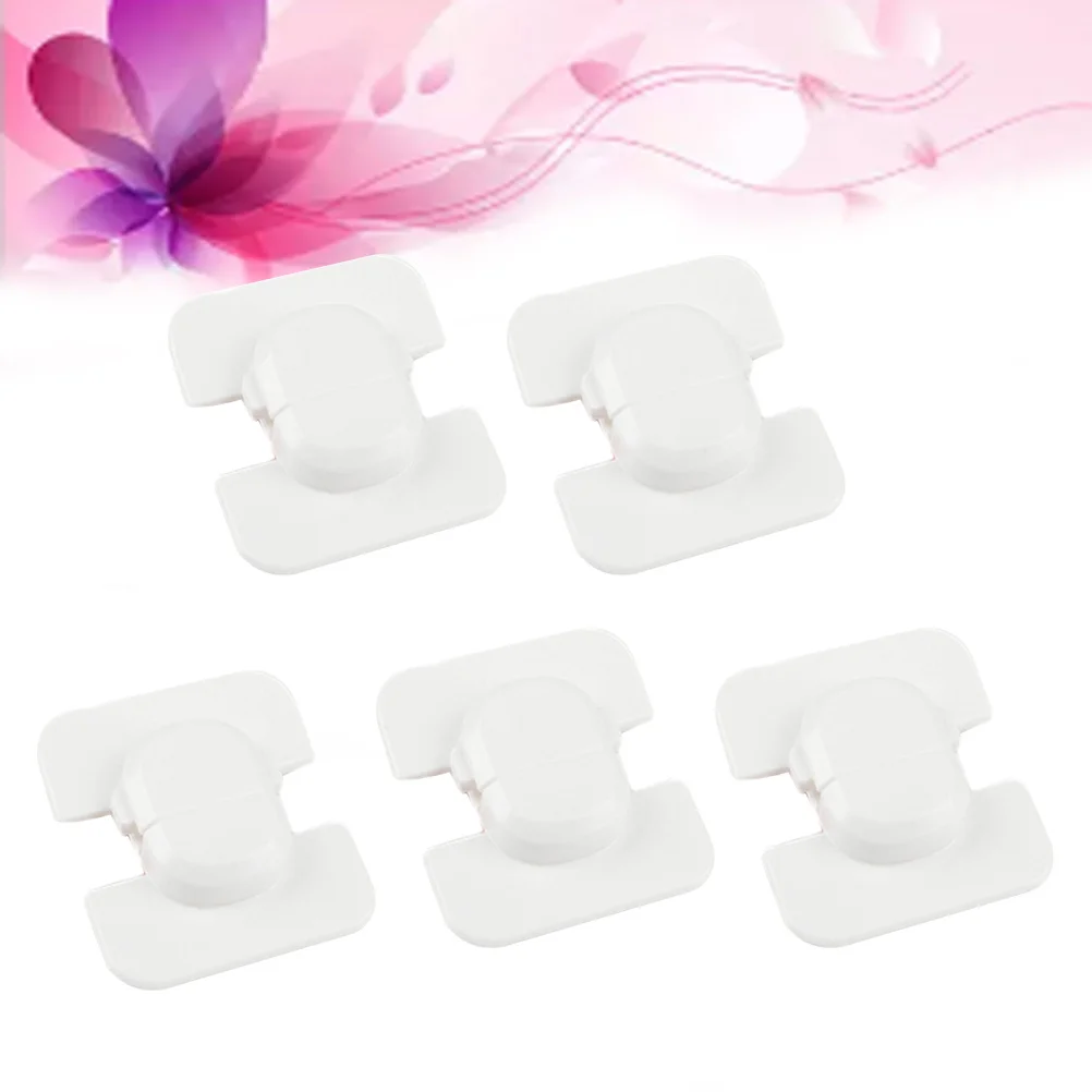 

5 шт. защитные замки из АБС-пластика с защитой от детей, многоцелевой ящик для холодильника, безопасная защелка, простая установка, без инструментов