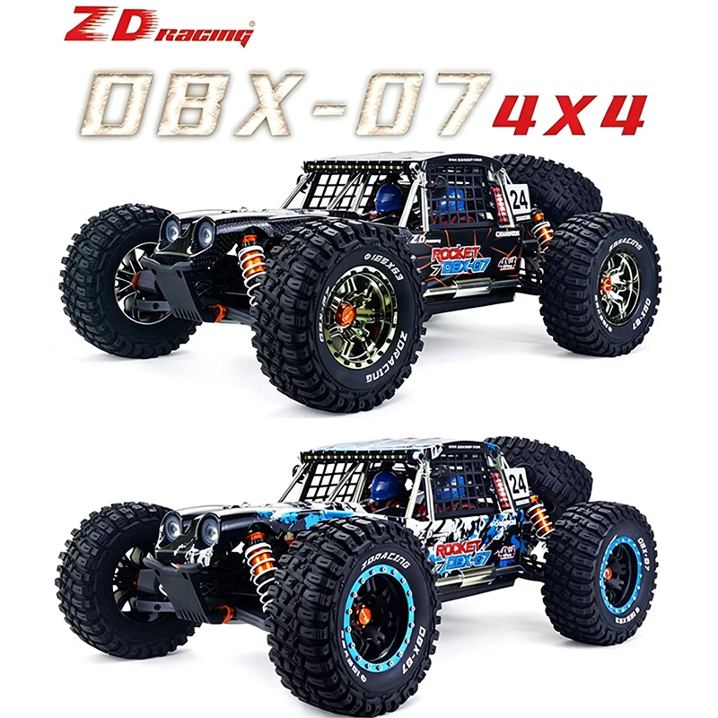 ZD RACING DBX-07 1:7 Violent Desert Truck 4WD 80KM/H High-Speed Off-Road Vehicle 6S Brushless Electric RC Remote Control Vehicle