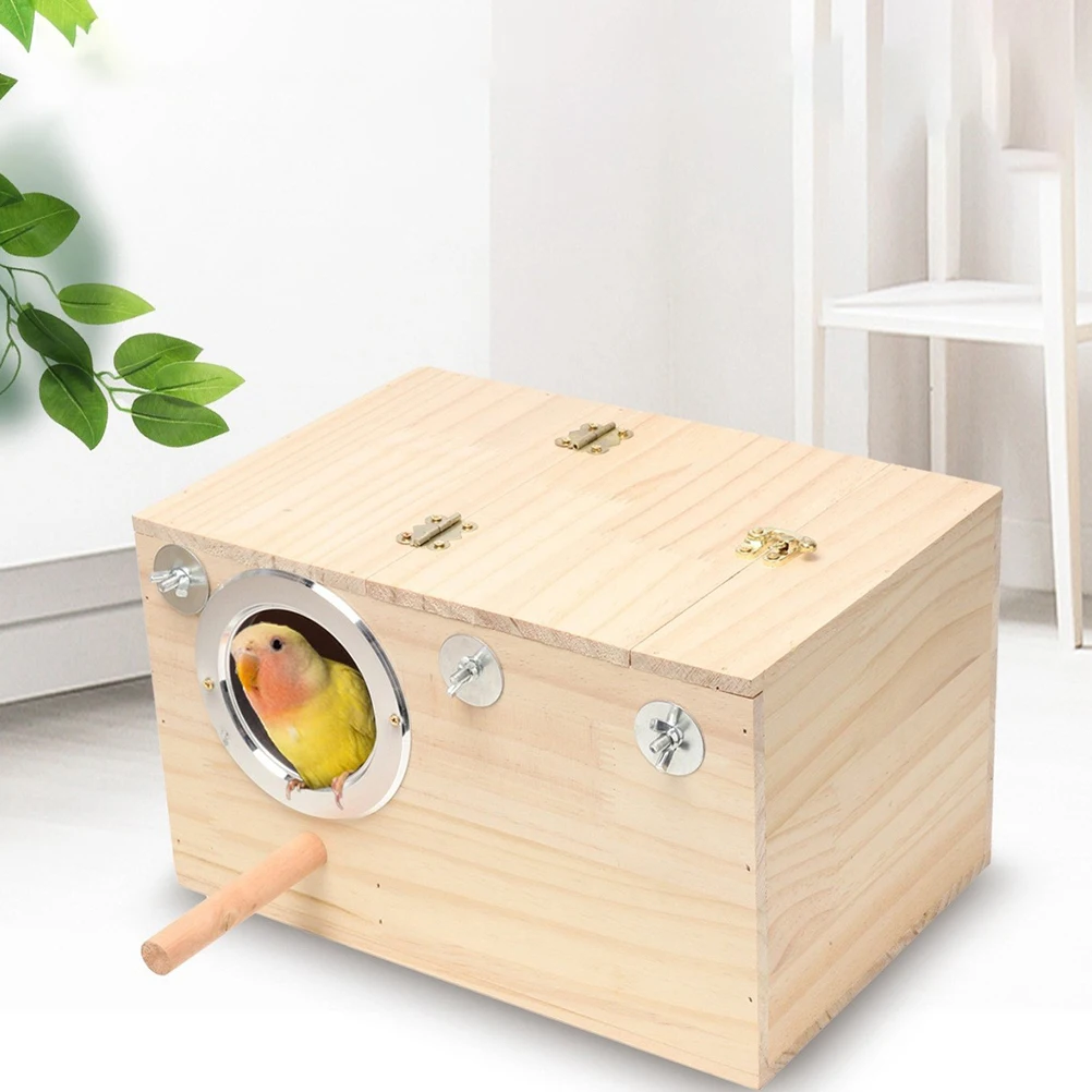 

10 Pcs Nest Box Bird House Anti Bite Ring Bird Houses Ring 65mm Stainless Steel Breeding Box Protector Replacement