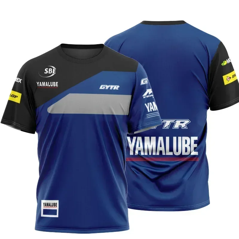 New Dominant Men 3D stampato Team Moto Superbike T-shirt fuoristrada Maglia girocollo traspirante ad asciugatura rapida da uomo